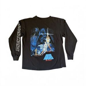 Kids Vintage Star Wars Black Graphic Tee